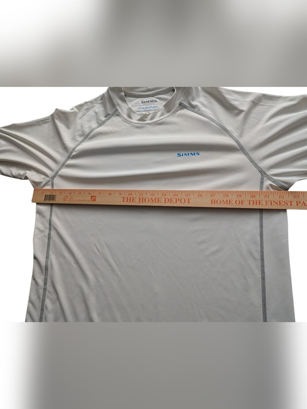Simms SolarFlex Graphic Shirt Long Sleeve UPF 50 Fishing Performance Size Large - Picture 9 of 9